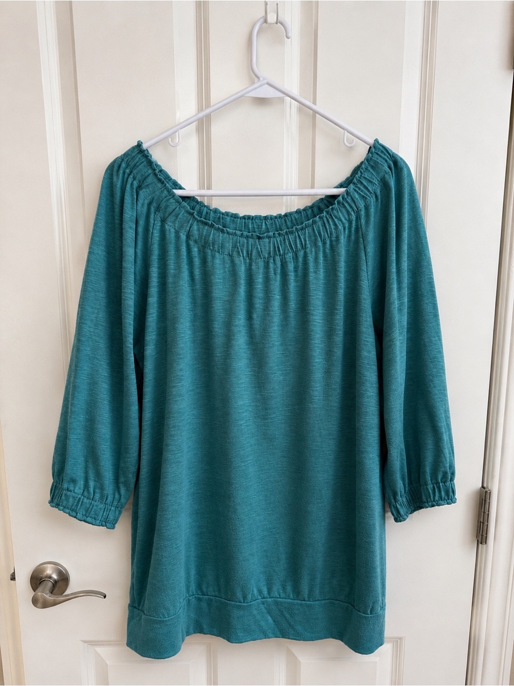 LOFT Teal Peasant Tunic